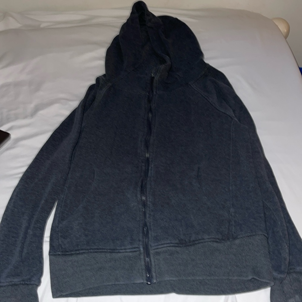 Grey hoodie/zip up